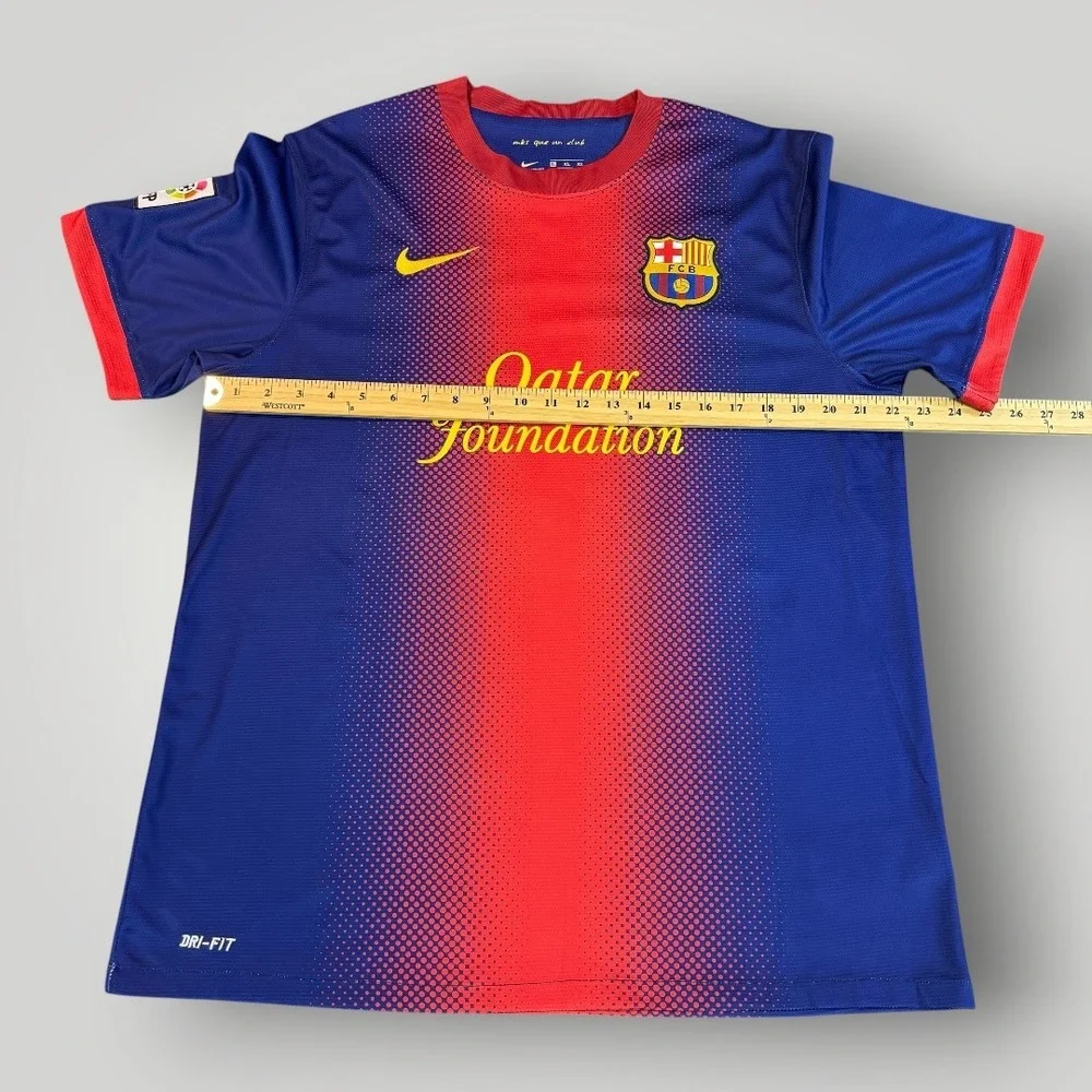 Nike FC Barcelona 2012-13 Messi 10 Home Jersey Mens XL Blue Red